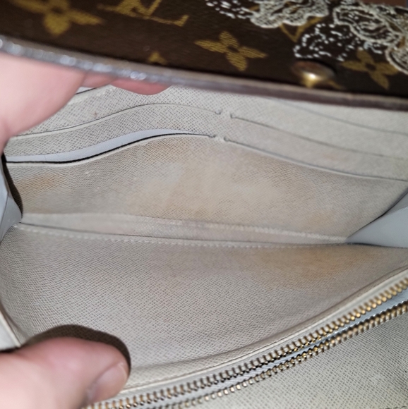 Louis Vuitton Sarah Limited Edition Monogram Dentelle Brown Wallet with box - Picture 7 of 15